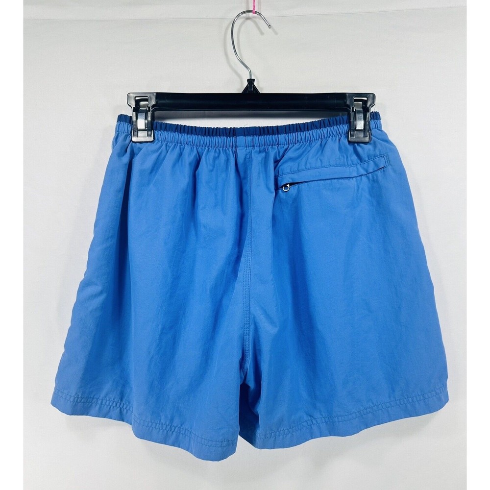 SCHOFFEL Mid Rise Zip Back Pocket Blue‎ Shorts Men's Size S Waist Athletic